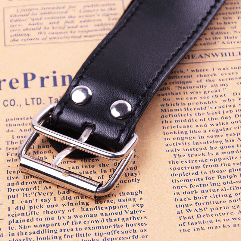Metal O-ring Mouth Gag with Faux Leather Strap / BDSM Gags of Various Sizes / Fetish Sex Toys - EVE's SECRETS