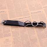 Metal O-ring Mouth Gag with Faux Leather Strap / BDSM Gags of Various Sizes / Fetish Sex Toys - EVE's SECRETS