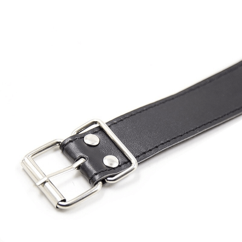 Metal O-ring Mouth Gag with Faux Leather Strap / BDSM Gags of Various Sizes / Fetish Sex Toys - EVE's SECRETS