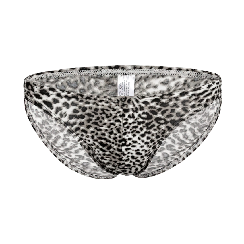 Low Waist Mini Panties / Erotic Leopard Male Underwear / Sexy Men's Penis Pouch - EVE's SECRETS