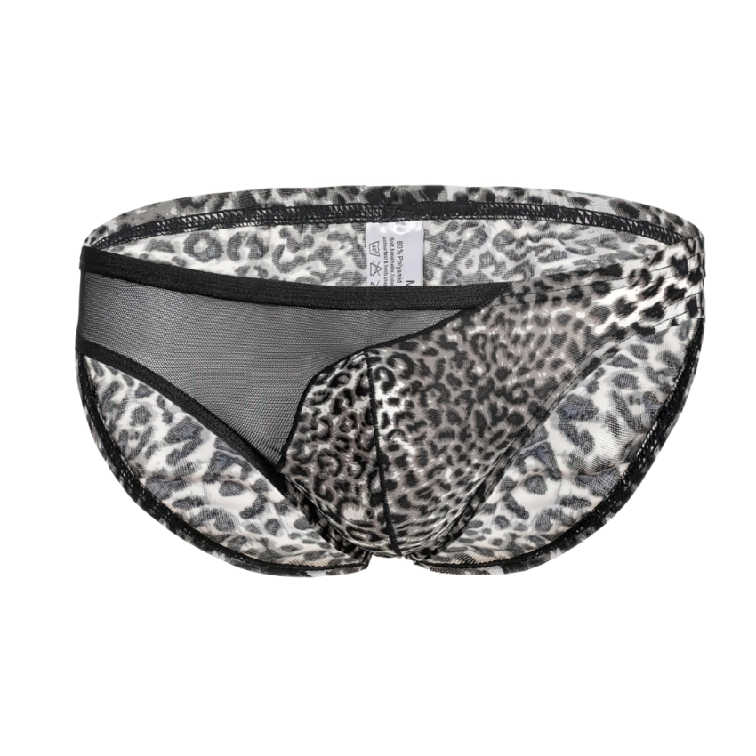 Low Waist Mini Panties / Erotic Leopard Male Underwear / Sexy Men's Penis Pouch - EVE's SECRETS