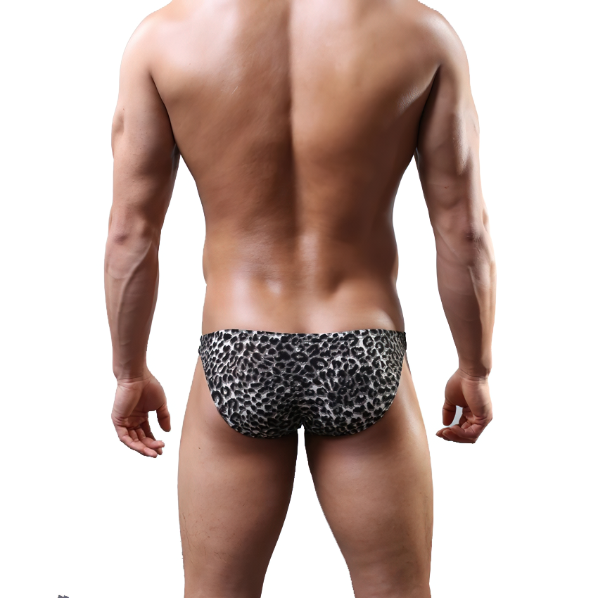Low Waist Mini Panties / Erotic Leopard Male Underwear / Sexy Men's Penis Pouch - EVE's SECRETS