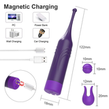 Mini Powerful G Spot Stimulator / Clitoral Vibrator With 2 Hats Products / Sex Toys for Women - EVE's SECRETS
