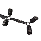 Neck collar for Sex Game / BDSM Bondage for Couples / Sex Toy PU Leather Handcuff - EVE's SECRETS