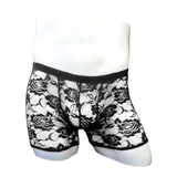 Dentelle pour hommes Voir à travers les sous-vêtements évidés / Caleçon transparent masculin sexy