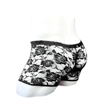 Men's Lace See Through Hollow Out Underwear / Sexy Male Transparent Boxer Shorts - EVE's SECRETS
