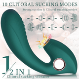 Powerful Suction Vibrators / 2 in 1 Sex Toys for G-spot and Clitoral Stimulation - EVE's SECRETS