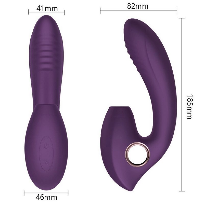 Powerful Suction Vibrators / 2 in 1 Sex Toys for G-spot and Clitoral Stimulation - EVE's SECRETS