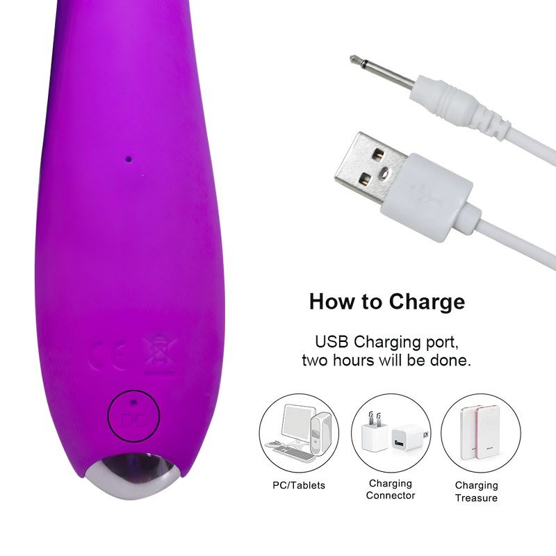 Nipple Clitoris Stimulator For Women / Vibrating G-Spot Dildo / Female Vaginal Masturbator - EVE's SECRETS