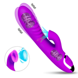 Nipple Clitoris Stimulator For Women / Vibrating G-Spot Dildo / Female Vaginal Masturbator