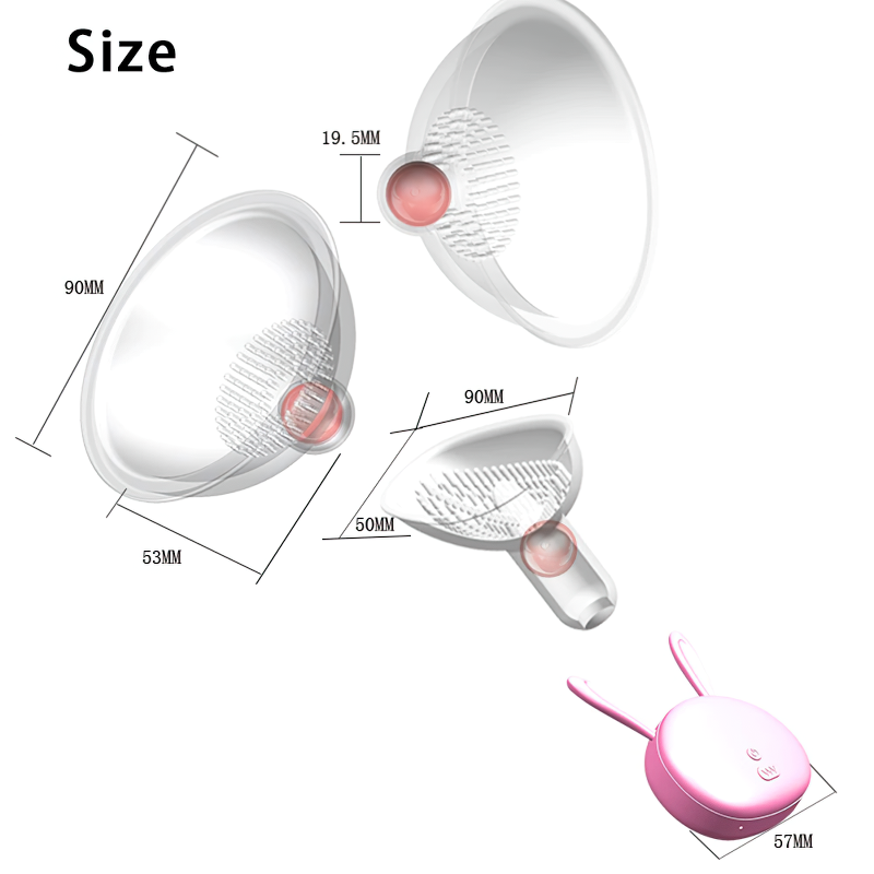 Nipple Massage Breast Vibrator / Licking Clitoris Stimulator For Women - EVE's SECRETS