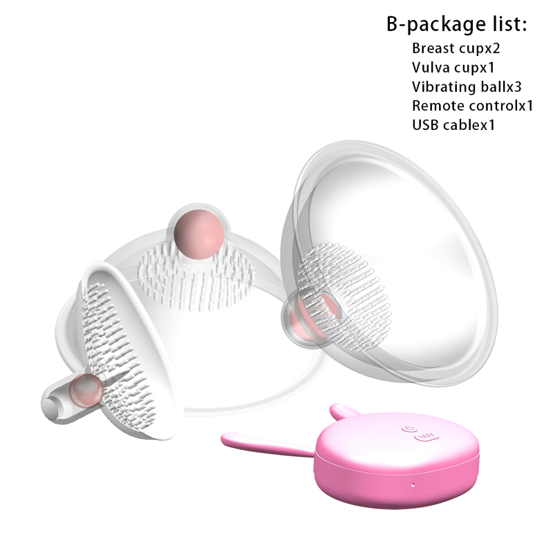 Nipple Massage Breast Vibrator / Licking Clitoris Stimulator For Women - EVE's SECRETS