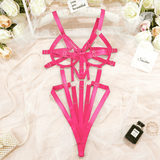 One-Piece Bandage Bodysuit For Women / Black Exotic Costume / Open Sexy Clothing - EVE's SECRETS