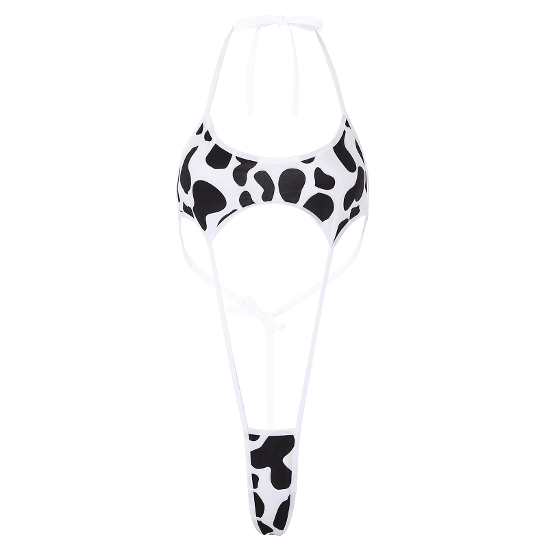 One-Piece Sexy G-String Female Swimwear / Mini Bikini Lingerie Halter Bodysuit Underwear - EVE's SECRETS