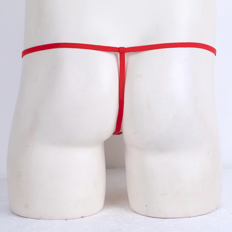 Open Butt T-Back Crotchless Panties / Men's Lingerie Sissy Underwear with Penis Hole - EVE's SECRETS