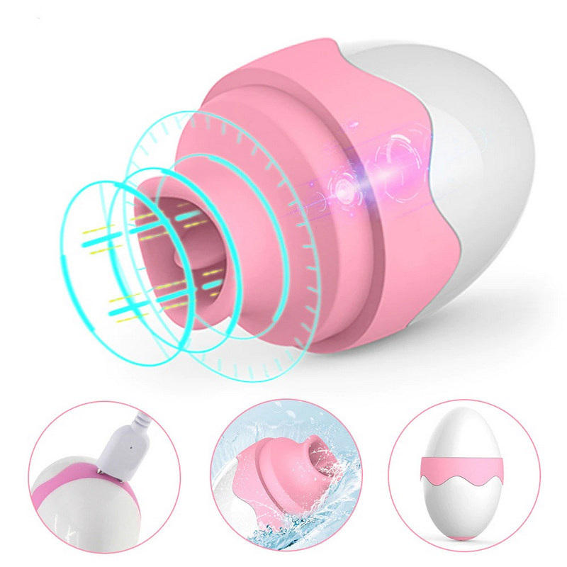 Oral Clitoris Sex Tongue Vibrator / Nipple Sucker Massager / Clitoris Stimulator Sex Toys - EVE's SECRETS