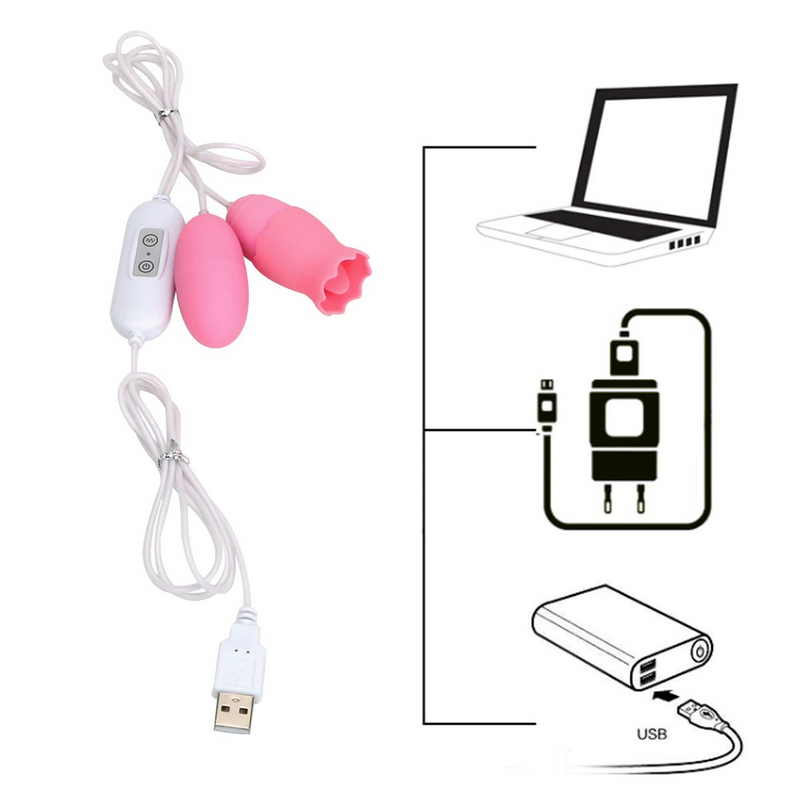 Oral Clitoris Stimulation Licking Vibrator / Egg Tongue G-spot Massage Vibrators / Female Sex Toys - EVE's SECRETS
