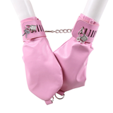 Handschellen aus Lackleder für Sexspiel / BDSM-Handschuhe für Erwachsene zum Flirten