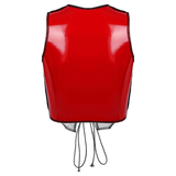 Patent Leather Wet Look Crop Top / Shiny Sleeveless Short Vest for Ladies - EVE's SECRETS