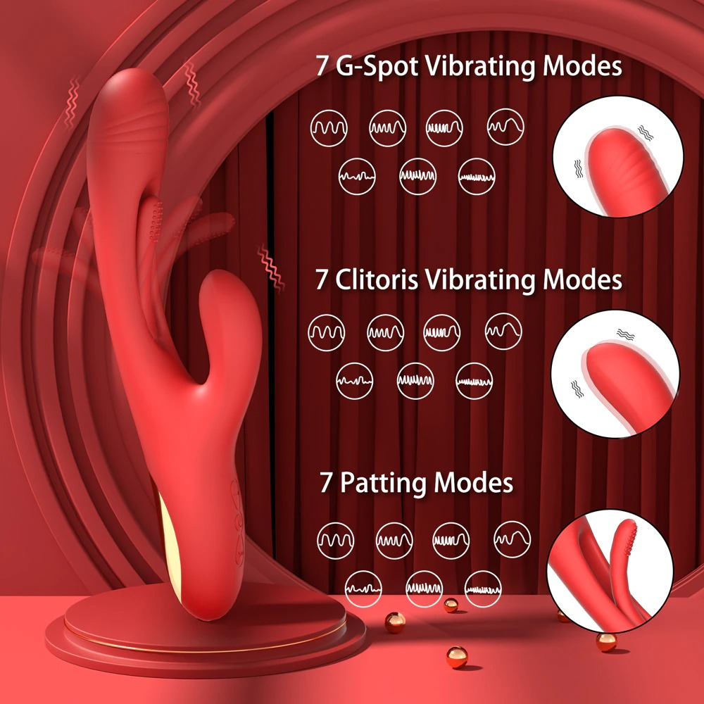 Patting Vibrator for Clitoris / Women's Powerful Stimulator / Female G-Spot Vibrator - EVE's SECRETS