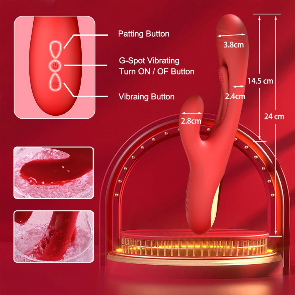 Patting Vibrator for Clitoris / Women's Powerful Stimulator / Female G-Spot Vibrator - EVE's SECRETS