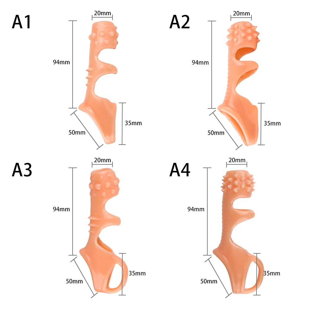 Penis Silicone Extender for Men / Erection Erotic Sex Toy / Adult Enlargement Glans Cover - EVE's SECRETS