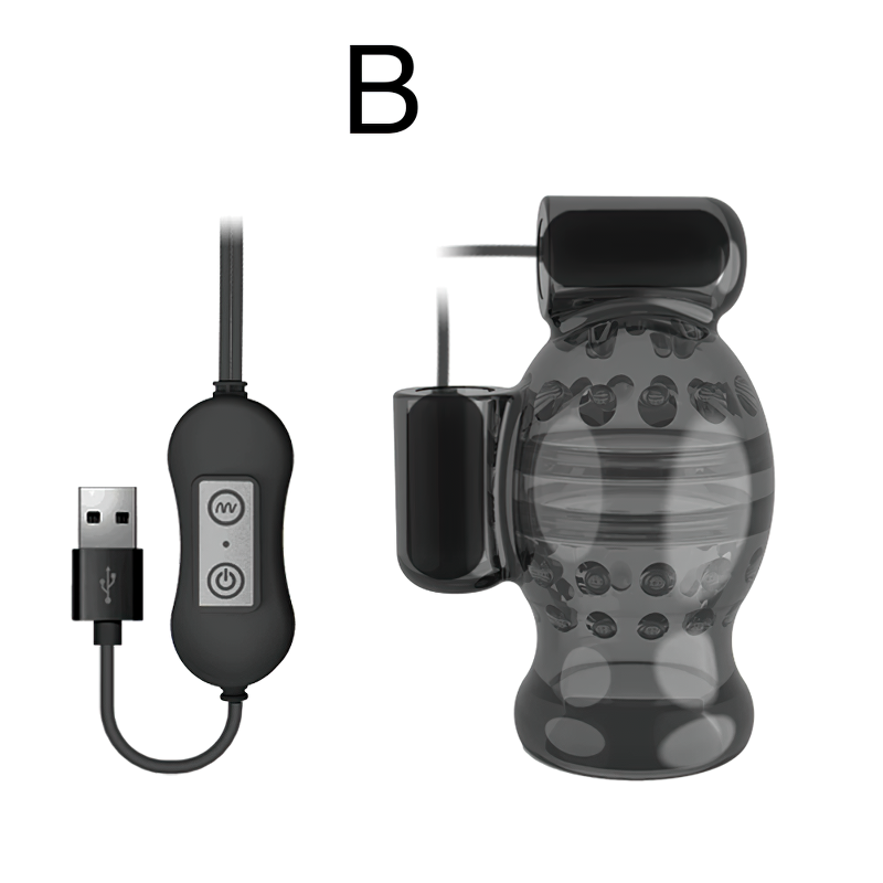 Penis Vibrator Sex Toys For Men / Penis Trainer Glans Vibrator Ring / Male Dick Masturbate Toys - EVE's SECRETS