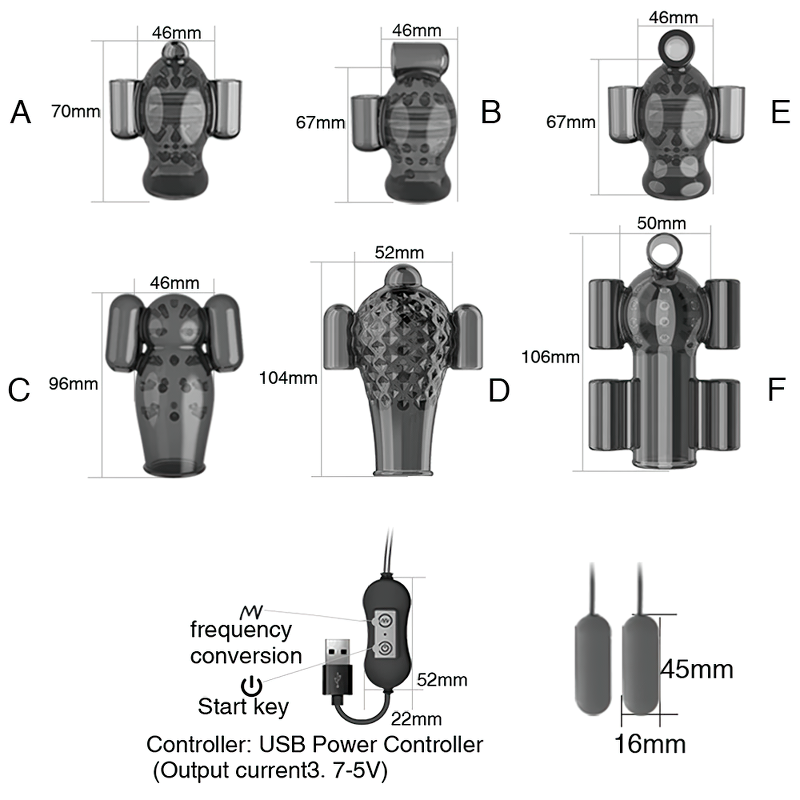 Penis Vibrator Sex Toys For Men / Penis Trainer Glans Vibrator Ring / Male Dick Masturbate Toys - EVE's SECRETS