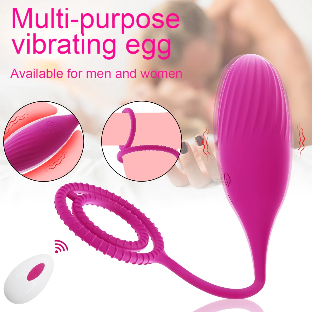 Penis Vibrator with Anal Plug / Male Masturbator & Vagina Ball /  Sex Toy for Men and Women - EVE's SECRETS