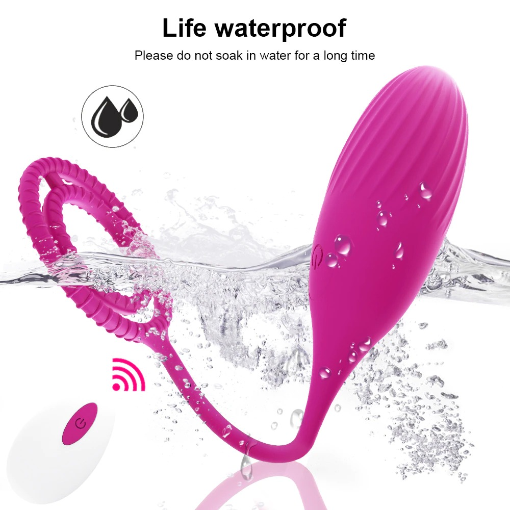 Penis Vibrator with Anal Plug / Male Masturbator & Vagina Ball /  Sex Toy for Men and Women - EVE's SECRETS