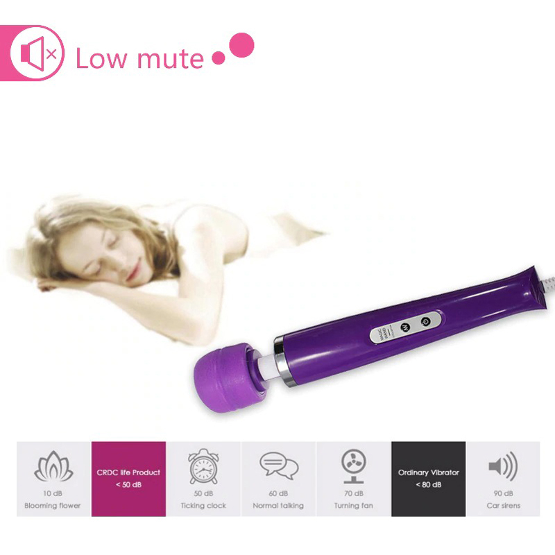 Perfect 10-Speed Wand Vibrator for Women / Adult G-Spot Stimulation Massager - EVE's SECRETS