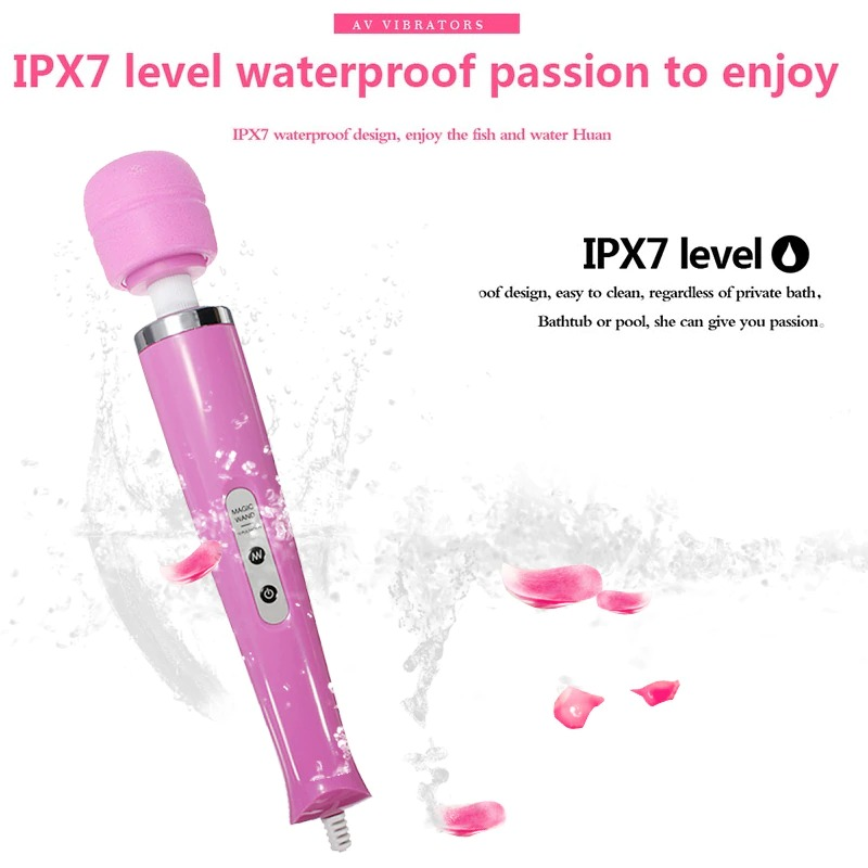 Perfect 10-Speed Wand Vibrator for Women / Adult G-Spot Stimulation Massager - EVE's SECRETS