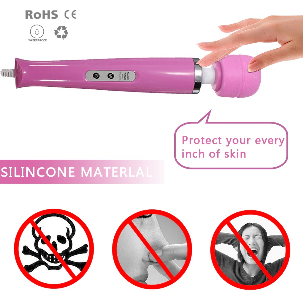Perfect 10-Speed Wand Vibrator for Women / Adult G-Spot Stimulation Massager - EVE's SECRETS