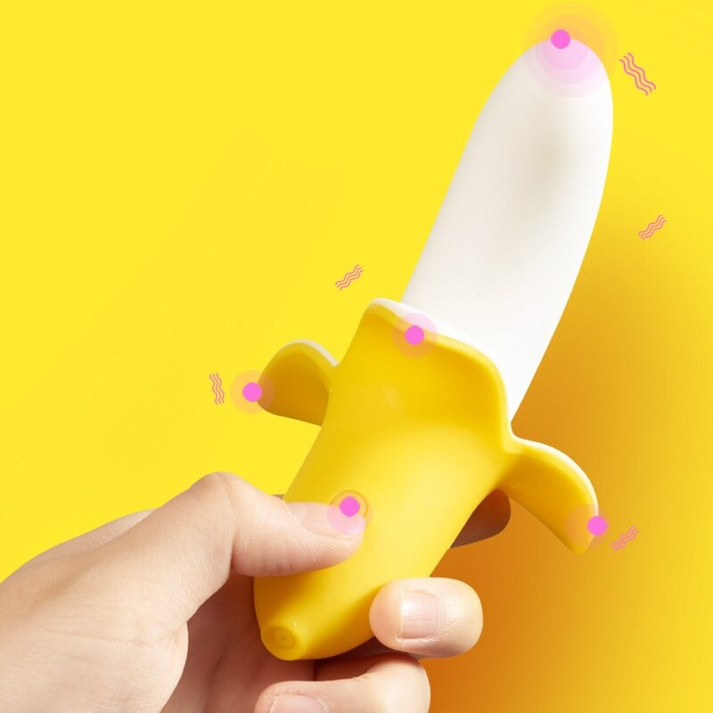 Powerful Banana Vibrator for Ladies / Pulse Retractable Dildo Clitoral Stimulator - EVE's SECRETS