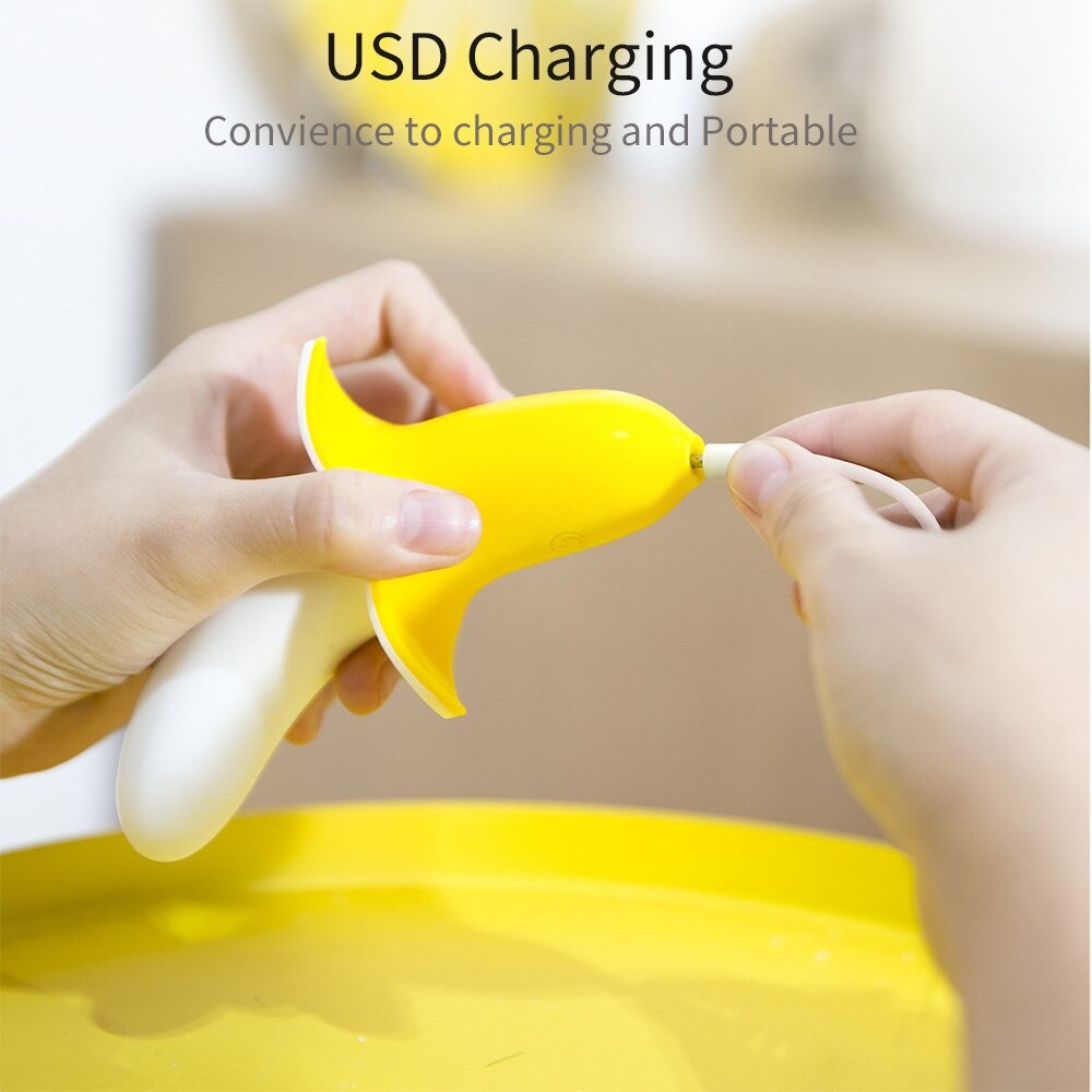 Powerful Banana Vibrator for Ladies / Pulse Retractable Dildo Clitoral Stimulator - EVE's SECRETS