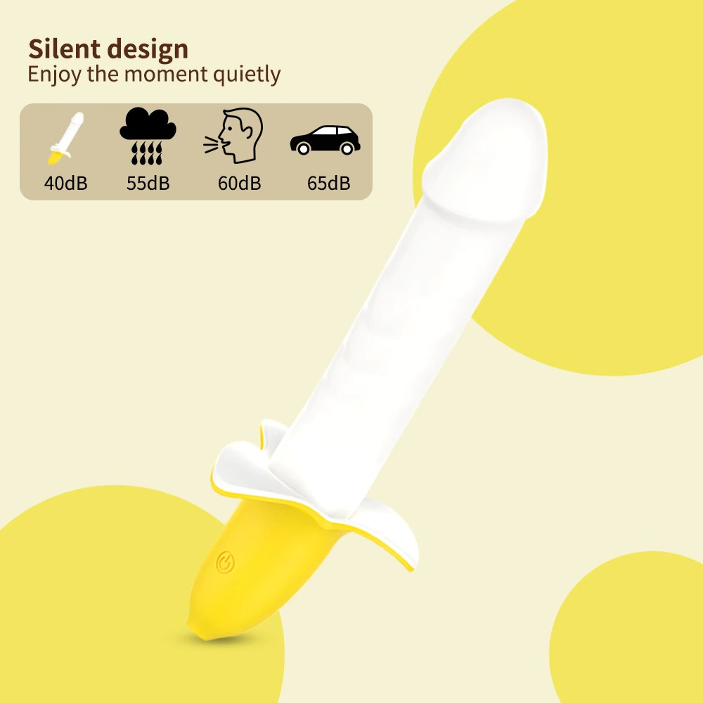 Powerful Banana Vibrator for Ladies / Pulse Retractable Dildo Clitoral Stimulator - EVE's SECRETS