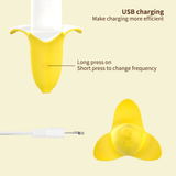 Powerful Banana Vibrator for Ladies / Pulse Retractable Dildo Clitoral Stimulator - EVE's SECRETS