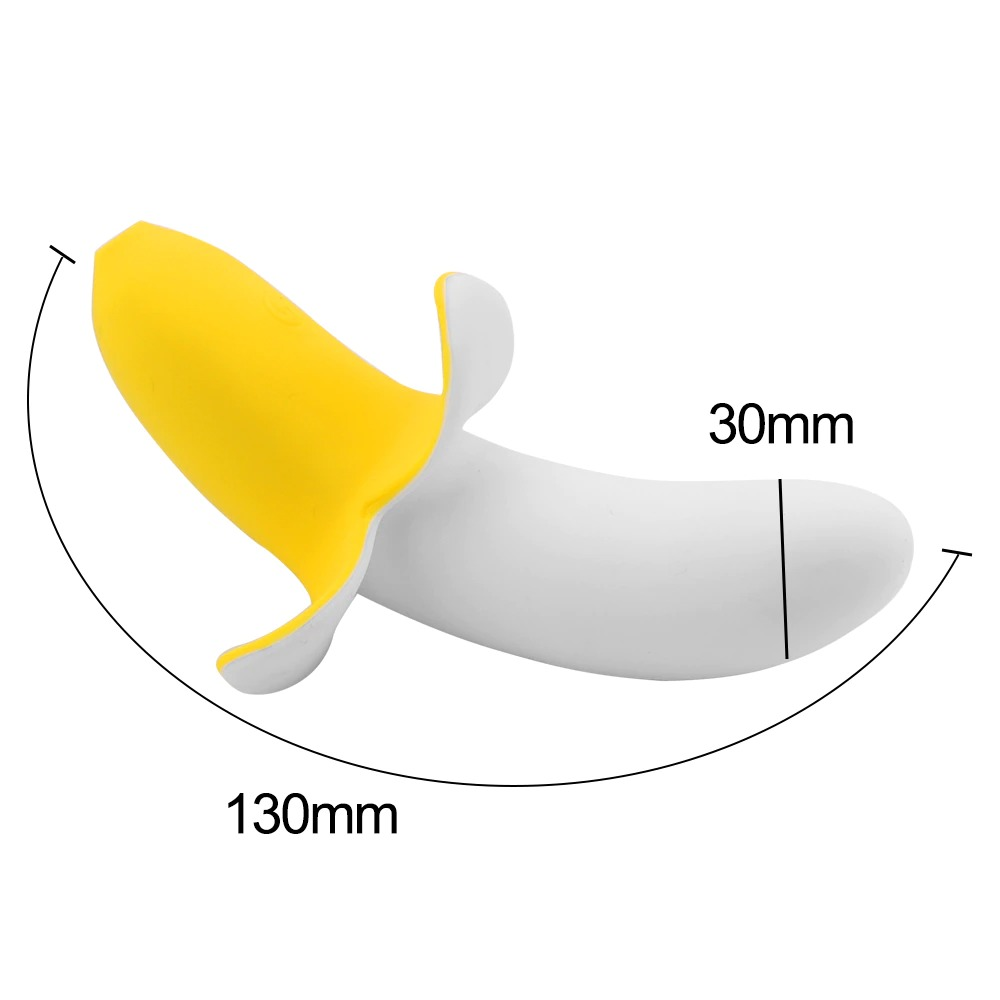 Powerful Banana Vibrator for Ladies / Pulse Retractable Dildo Clitoral Stimulator - EVE's SECRETS