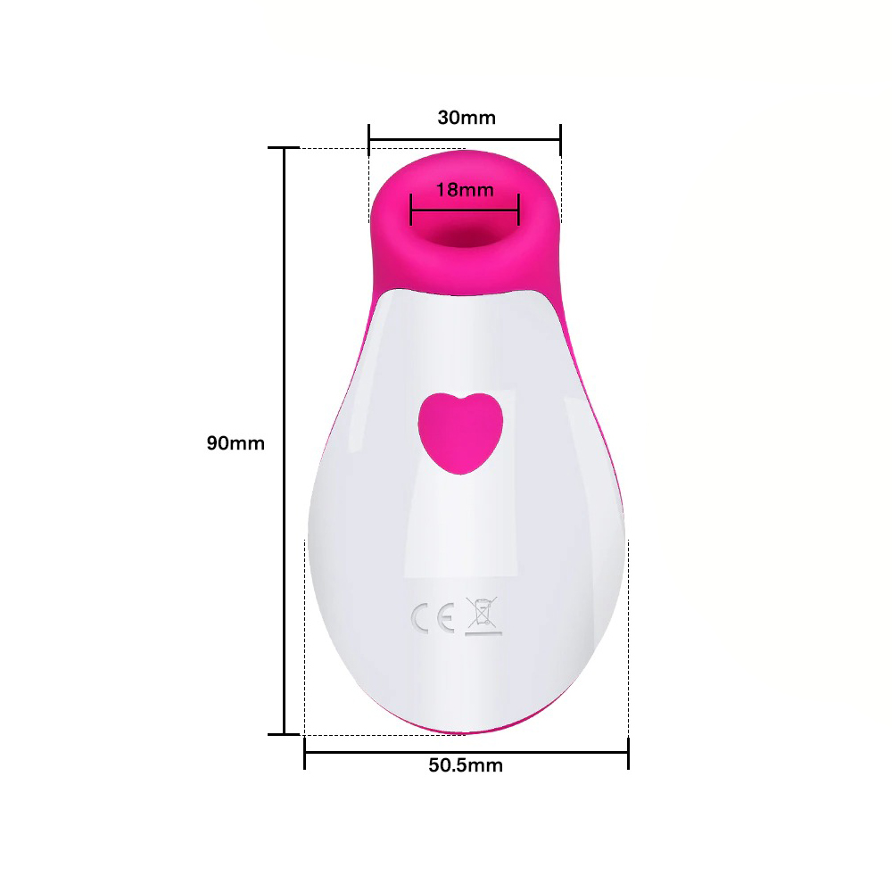 Powerful Clitoral and Nipples Suction Vibrator with Heart Design / Sex Toys for Women - EVE's SECRETS
