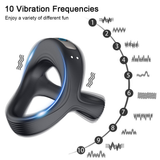 Powerful Cock Ring Vibrator / Men's Penis Cockring for Delay Ejaculation / Sex Toys for Adults - EVE's SECRETS