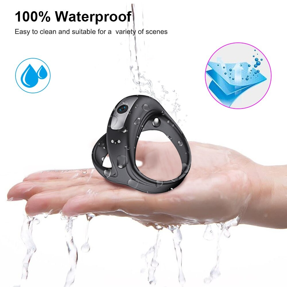 Powerful Cock Ring Vibrator / Men's Penis Cockring for Delay Ejaculation / Sex Toys for Adults - EVE's SECRETS