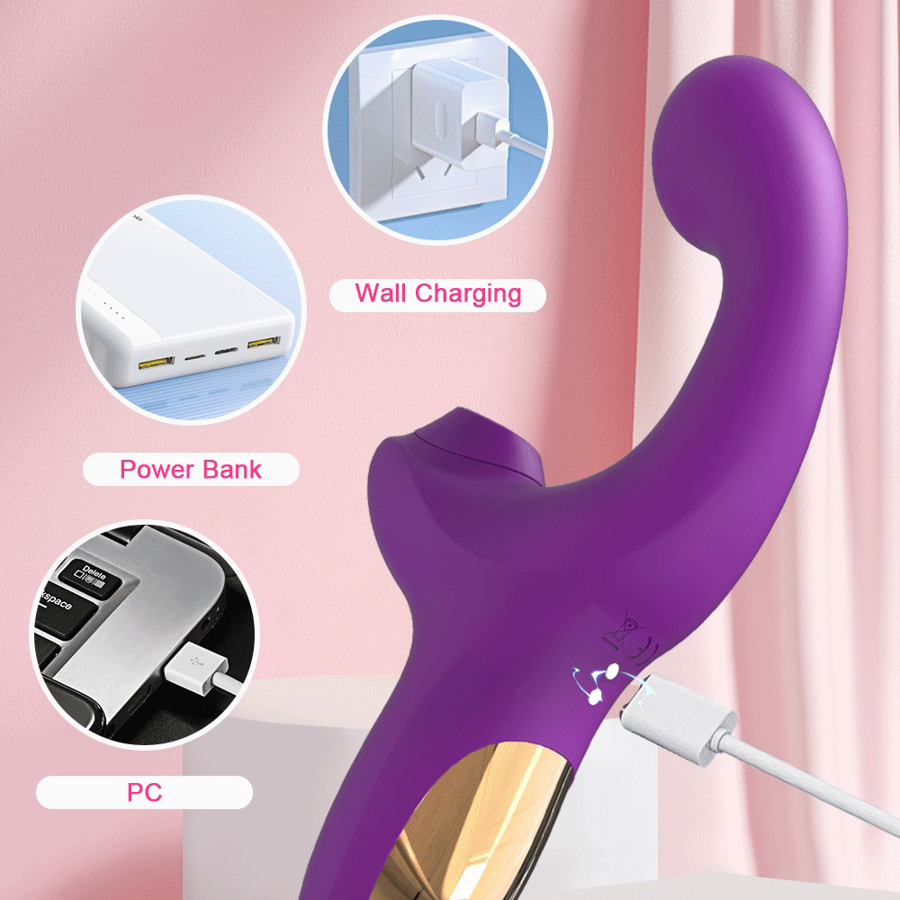Powerful Dildo Vibrator for Female / Vacuum Clitoris Stimulator / Sex Toy for Womens - EVE's SECRETS