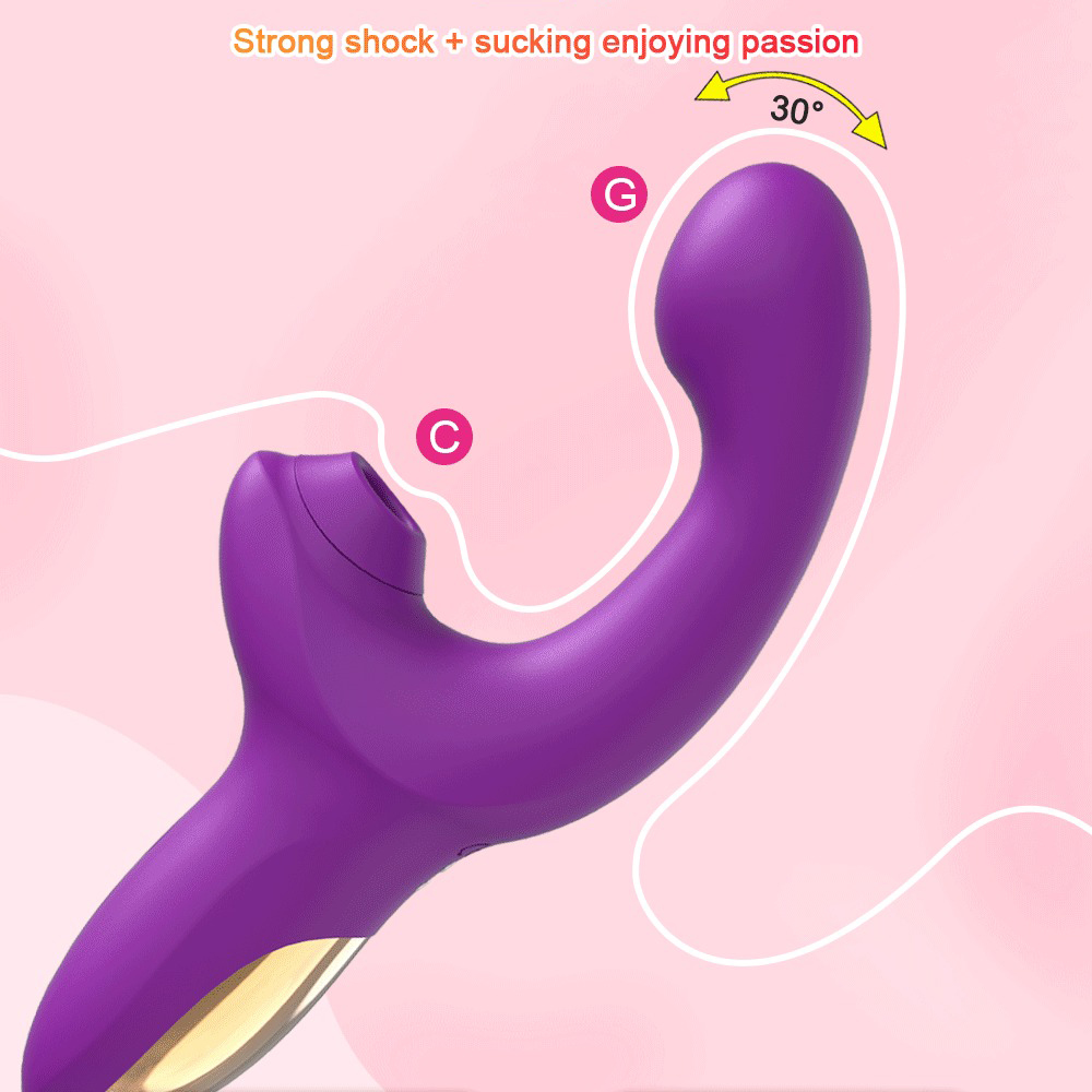 Powerful Dildo Vibrator for Female / Vacuum Clitoris Stimulator / Sex Toy for Womens - EVE's SECRETS
