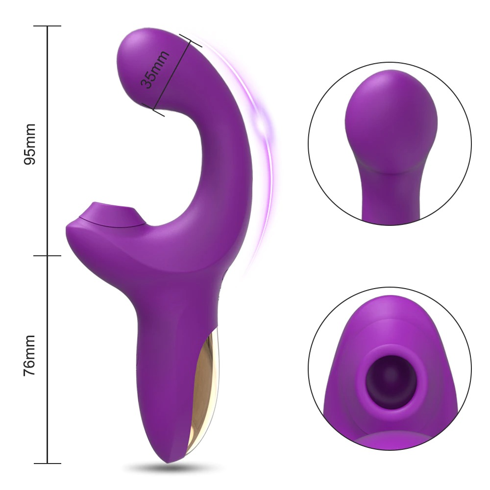 Powerful Dildo Vibrator for Female / Vacuum Clitoris Stimulator / Sex Toy for Womens - EVE's SECRETS