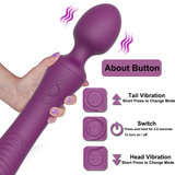 Powerful Magic Wand Vibrator / Clitoral and G-Spot Stimulator - EVE's SECRETS