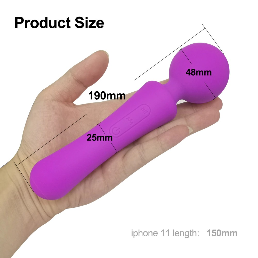 Powerful Magic Wand Vibrator for Women / Clitoris Stimulator Massager Dildo / Adult G-Spot Sex Toy - EVE's SECRETS