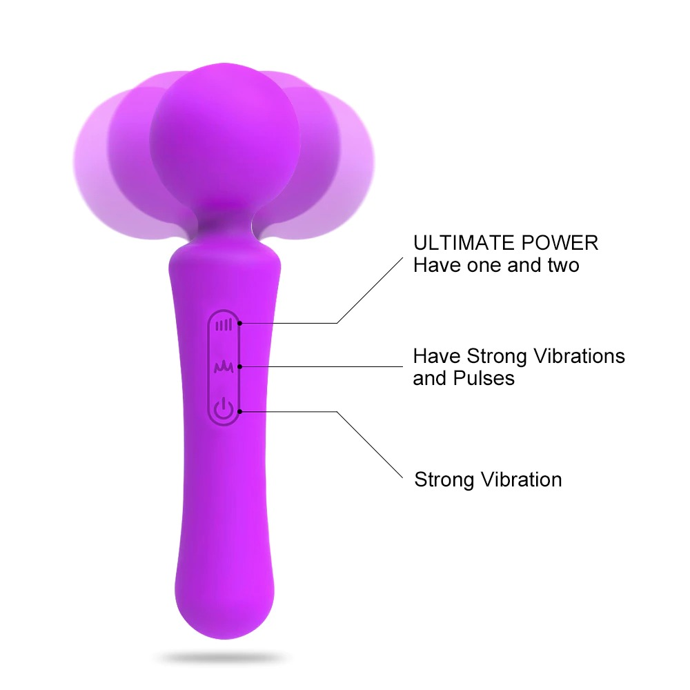 Powerful Magic Wand Vibrator for Women / Clitoris Stimulator Massager Dildo / Adult G-Spot Sex Toy - EVE's SECRETS