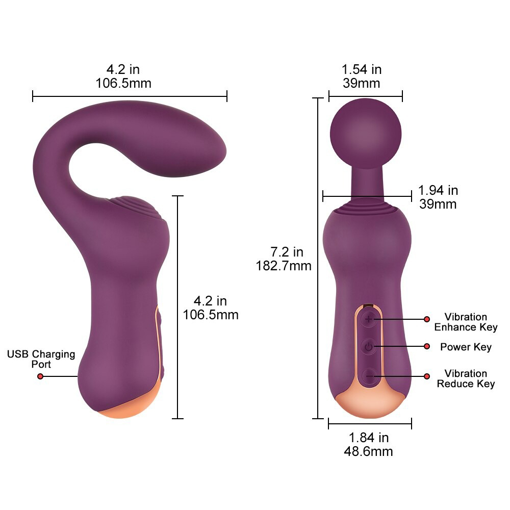 Powerful Magic Wand Vibrators For Clitoris Stimulator / Female G Spot Massager / Sex Toy for Women - EVE's SECRETS
