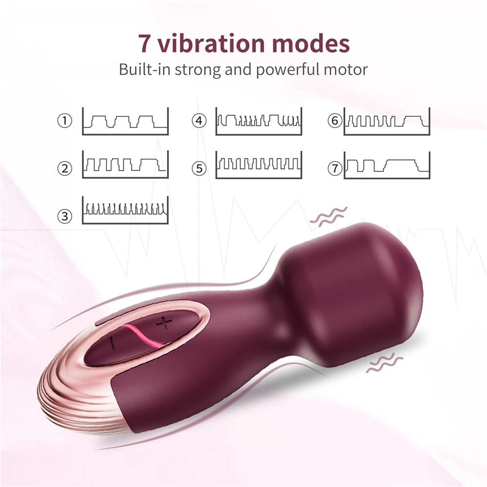 Powerful Mini Wand Vibrator for Women / Clitoral Stimulator / Body Massager - EVE's SECRETS