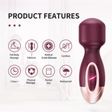 Powerful Mini Wand Vibrator for Women / Clitoral Stimulator / Body Massager - EVE's SECRETS
